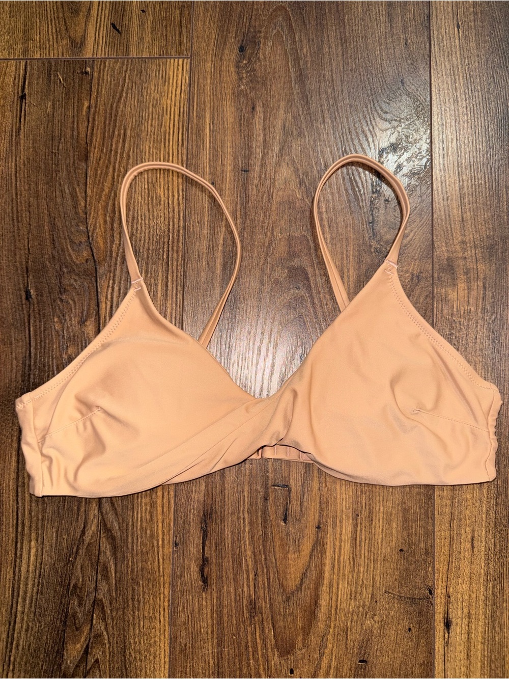 Aerie Real Sunnie Bikini Swim Top Women’s Medium Clay Adjustable Straps